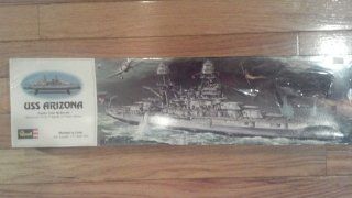 Revell USS ARIZONA BATTLESHIP Model Kit /1975 / # H 302 Toys & Games