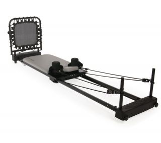 AeroPilates Reformer Plus 4 Cord Machine with Rebounder and 2 DVDs —