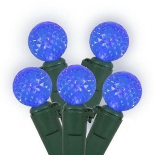 50ct Blue LED Sphere String Lights