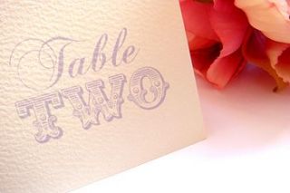 lydia name cards or table numbers by katie sue design co