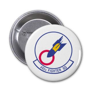 493rd Fighter Squadron Grim Reapers Pinback Button