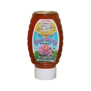 Rita Miller's CLOVER BLOSSOM Honey 16 oz  Wildflower Honey  Grocery & Gourmet Food
