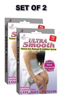 Ultra Smooth Natural Hair Removal and Exfoliator System (Set of 2) Health & Personal Care