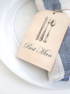 place cards vintage style by edgeinspired