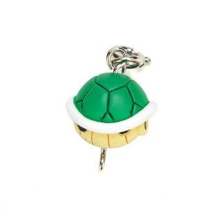 Mario Kart 7 Item Collection Charm Keyring Keychain   Green Turtle Shell Toys & Games