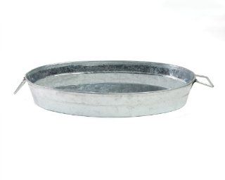 Patio Companion Galvanized Oval Serving Tray (Discontinued by Manufacturer)  Patio, Lawn & Garden