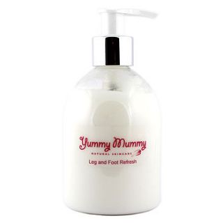 leg and foot refresh lotion by yummy mummy skincare