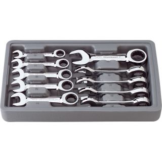 GearWrench Stubby Wrenches — 10-Pc. Metric Set, Model# 9520D  Stubby Wrenches
