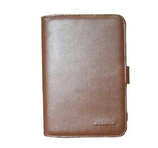 Navitech Genuine Brown Napa Leather Flip Open 7 Inch Book Style Carry Case / Cover for the Samsung Galaxy Tab 7 Inch P1000 & P1010 Galaxy Tab 3G & WI FI 16 GB, 32GB Cell Phones & Accessories