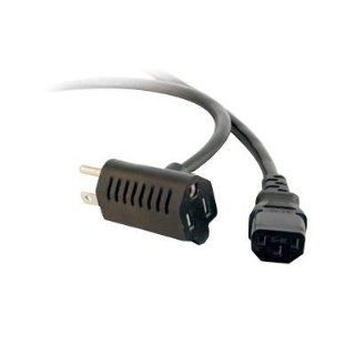 C2G / Cables to Go 30538 Universal 16 AWG Power Cord (3 Feet, Black) Electronics