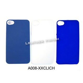 SWITCHABLE CASE FOR APPLE IPHONE 4 4S CHANGEABLE NAVY SILVER BLUE Cell Phones & Accessories