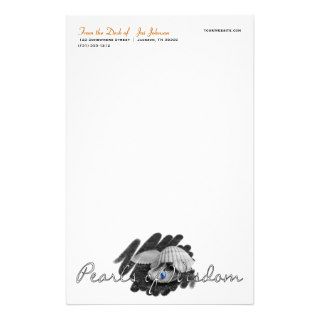Pearls of Wisdom II Stationary Stationery Paper