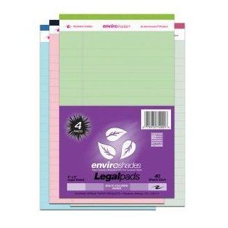 Roaring Spring Paper Products 74000 Enviroshades Legal Pads  Legal Ruled Writing Pads 