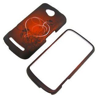 Glowing Heart Protector Case for MetroPCS Coolpad Quattro 4G Cell Phones & Accessories