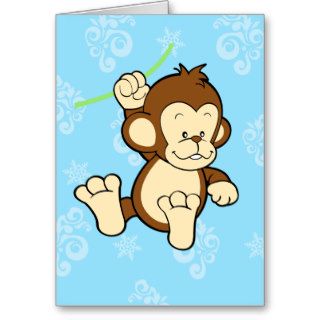 Monkey Note card
