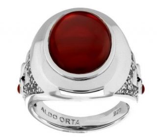 Aldo Orta Sterling Gemstone Icon Ring —