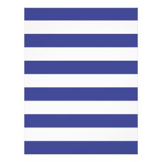 Blue and White Stripes Custom Flyer
