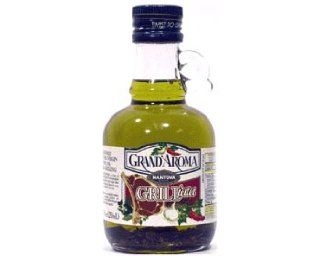 8.5 Oz Grand'aroma Grilliata Flavored Extra Virgin Olive Oil  Flavored Olive Oil For Dipping  Grocery & Gourmet Food