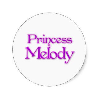 Princess Melody Stickers