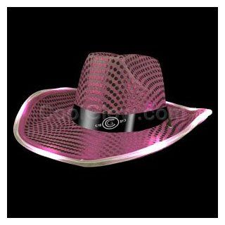 LED Sequin Cowboy Hat   Pink Toys & Games