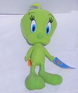 Looney Tunes Green Tweety Bird Plush Toy  16" Toys & Games