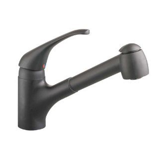 American Standard 4205.104.242 Reliant+ 1 Handle Pull Out Kitchen Faucet, Matte Black   Touch On Kitchen Sink Faucets  