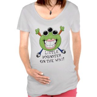 Cartoon Monster Baby Maternity t shirt