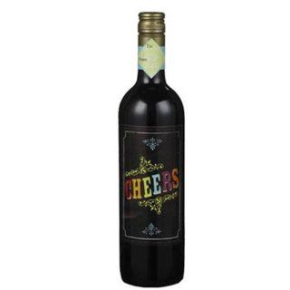 Ganz Cheers Wine Bottle Wrap Vintage Sticker   Decorative Bottles