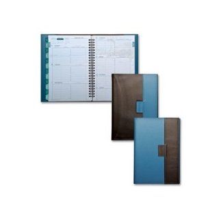 DTM88877   Weekly Planner, Jan Dec, 2PPW, 5 1/2x8 1/2 Pad, BN/BE Cvr  Appointment Books And Planners 