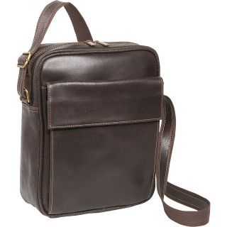 Le Donne Leather Distressed Leather Ipad/E Reader Carry All Bag