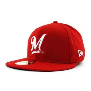 New Era Milwaukee Brewers C Dub 59FIFTY Cap  Sports Fan Baseball Caps  Sports & Outdoors