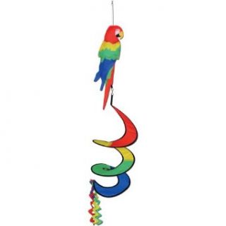 Tropical Parrot Wind Spinner Party Accessory (1 count) (1/Pkg) Toys & Games