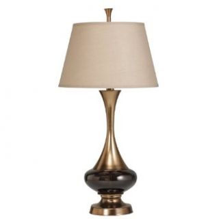 Kichler Lighting 70895 Odette 1 Light Table Lamp with Beige Fabric Shade, Bronze Finish    