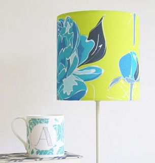 handmade peony lampshade by sophie richardson