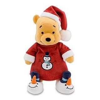 Disney Holiday Pooh Plush Mini Bean Bag Toy    8'' Toys & Games