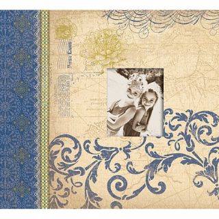 Blue Awning Postbound Scrapbook Album   12 x 12in
