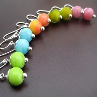 colourstuff brights earrings by evy designs