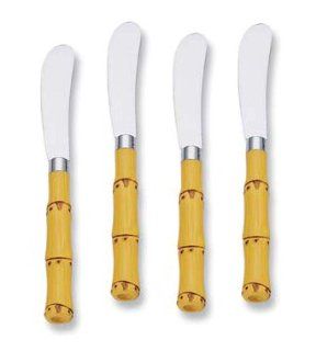 Bamboo Cheese Spreader Set of 4 Kitchen & Dining