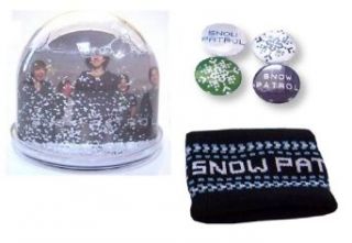 Snow Patrol Snow Globe / Wristband / Pins Gift Set Clothing