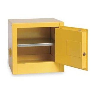 Flammable Safety Cabinet, 2 Gal., Yellow