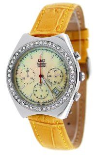 Q&Q Superior #K680J322 Women's Crystal Accented Chronograph Watch Watches
