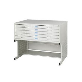 Safco Products Company Medium Facil Steel Flat File (with Optional