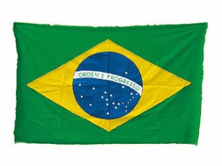 brazilian flag cotton throw by out there interiors