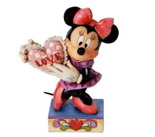 Jim Shore Disney Traditions Minnie Mouse with Heart Figurine —