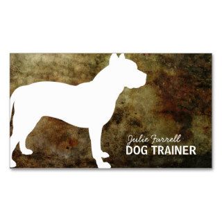 Pit Bull Staffy Pet Realated Business Cards