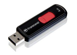Transcend 4 GB JetFlash 500 Retractable USB 2.0  Flash Drive   TS4GJF500 (Black) Electronics