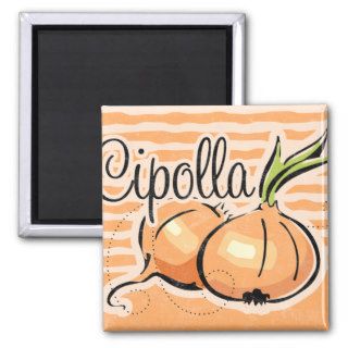 Italian Onion Kitchen Magnet