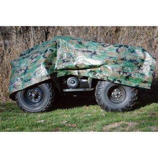 Roughneck 3-Oz. Heavy-Duty Green Camo Poly Tarp — 8ft. x 10ft.  Camo Tarps