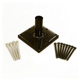 6x6 Post Anchor   Primus   Kit   Black and Galvanized Fasteners   Decking Posts  