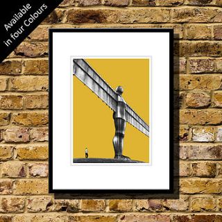 angel of the north newcastle art print by bronagh kennedy   limited edition prints